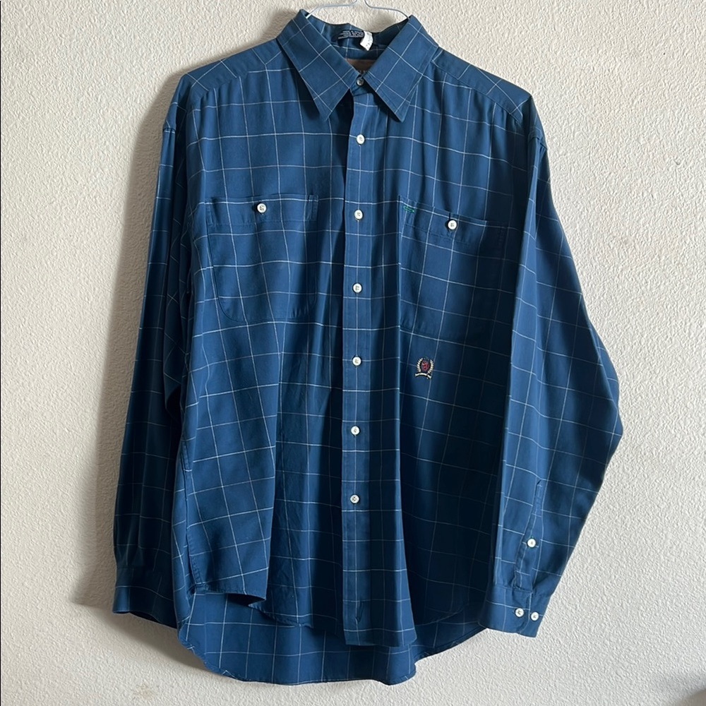 Tommy Hilfiger Blue Checkered Shirt